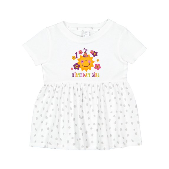 Inktastic Sun 1st Birthday Girls Baby Dress