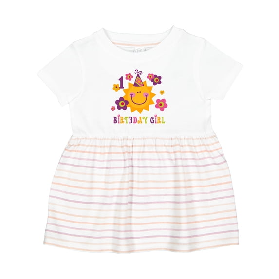 Inktastic Sun 1st Birthday Girls Baby Dress