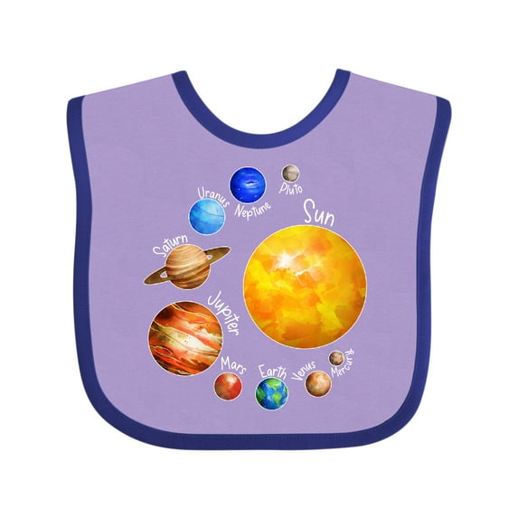 Inktastic Sun and Planets- Yes, and Pluto Boys or Girls Baby Bib