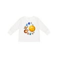 thumbnail image 1 of Inktastic Sun and Planets Yes, and Pluto Boys or Girls Long Sleeve Toddler T-Shirt, 1 of 5