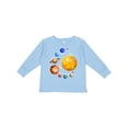thumbnail image 1 of Inktastic Sun and Planets- Yes, and Pluto Boys or Girls Long Sleeve Toddler T-Shirt, 1 of 5