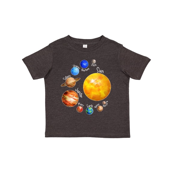 Inktastic Sun and Planets Yes, and Pluto Boys or Girls Toddler T-Shirt