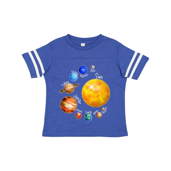 Inktastic Sun and Planets Yes, and Pluto Boys or Girls Toddler T-Shirt