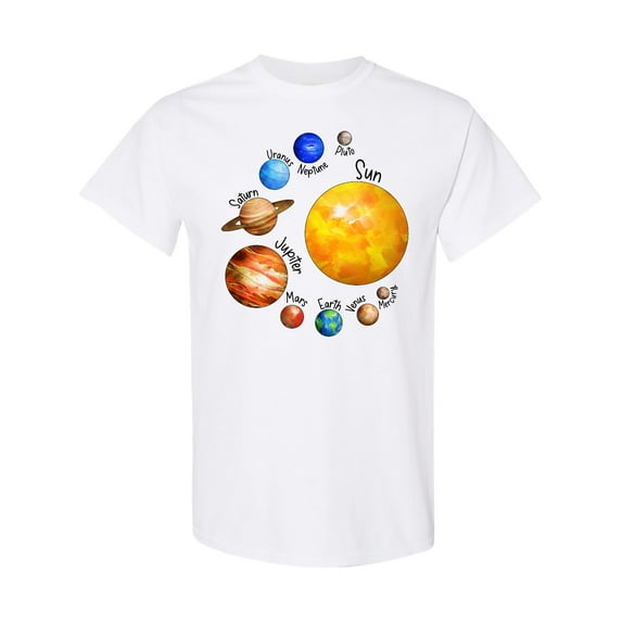 Inktastic Sun and Planets Yes, and Pluto T-Shirt