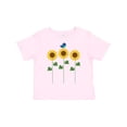 thumbnail image 1 of Inktastic Sunflower Garden and Bird Boys or Girls Toddler T-Shirt, 1 of 5
