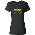 thumbnail image 1 of Inktastic Sunflower Garden and Bird Women's T-Shirt, 1 of 5
