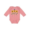 thumbnail image 1 of Inktastic Sunflower Garden and bird Boys or Girls Long Sleeve Baby Bodysuit, 1 of 5