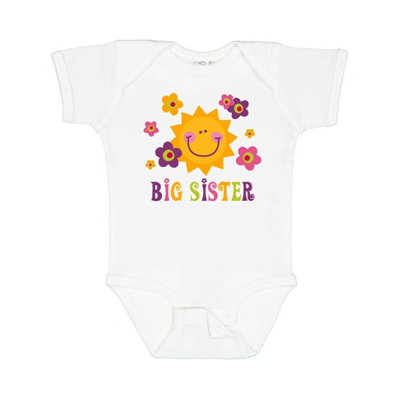 Inktastic Sunny Big Sister Girls Baby Bodysuit