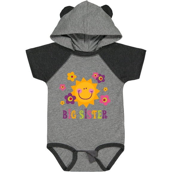 Inktastic Sunny Big Sister Girls Baby Bodysuit