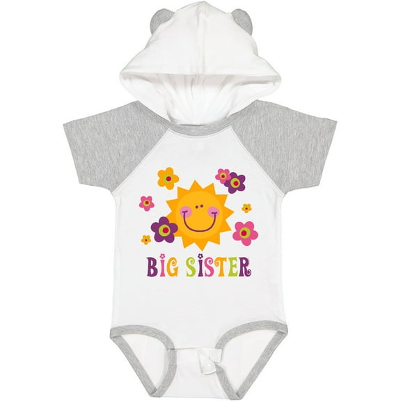 Inktastic Sunny Big Sister Girls Baby Bodysuit