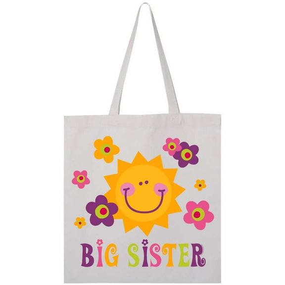 Inktastic Sunny Big Sister Tote Bag