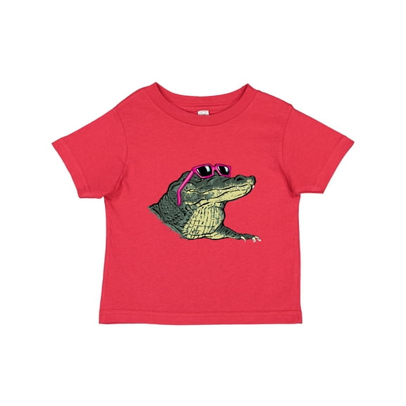 Inktastic Sunny Gator in Pink Sunglasses Boys or Girls Baby T-Shirt