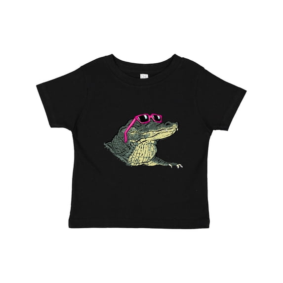 Inktastic Sunny Gator in Pink Sunglasses Boys or Girls Baby T-Shirt