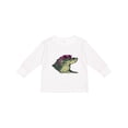thumbnail image 1 of Inktastic Sunny Gator in Pink Sunglasses Boys or Girls Long Sleeve Toddler T-Shirt, 1 of 5