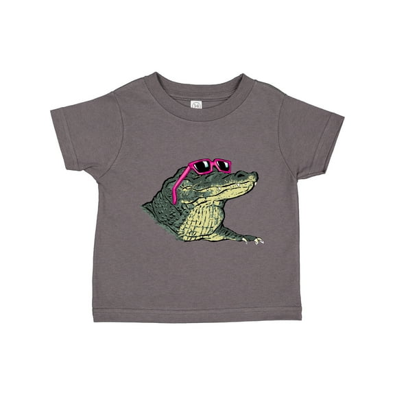 Inktastic Sunny Gator in Pink Sunglasses Boys or Girls Toddler T-Shirt