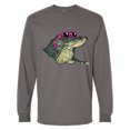thumbnail image 1 of Inktastic Sunny Gator in Pink Sunglasses Long Sleeve T-Shirt, 1 of 5