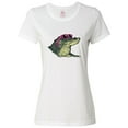 thumbnail image 1 of Inktastic Sunny Gator in Pink Sunglasses Women's T-Shirt, 1 of 5