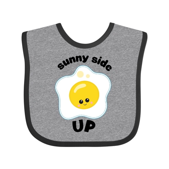 Inktastic Sunny Side Up Boys or Girls Baby Bib