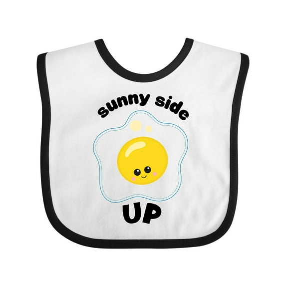 Inktastic Sunny Side Up Boys or Girls Baby Bib