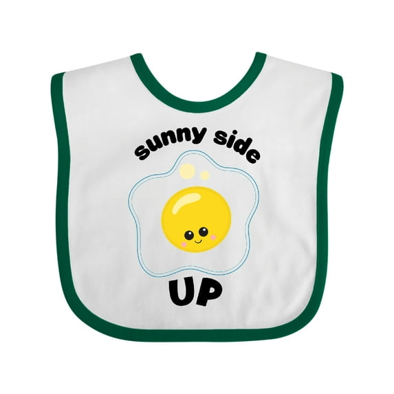 Inktastic Sunny Side Up Boys or Girls Baby Bib