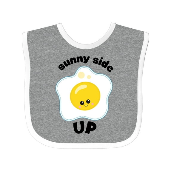 Inktastic Sunny Side Up Boys or Girls Baby Bib