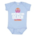 thumbnail image 1 of Inktastic Sunset Huntington Beach Girls Baby Bodysuit, 1 of 5