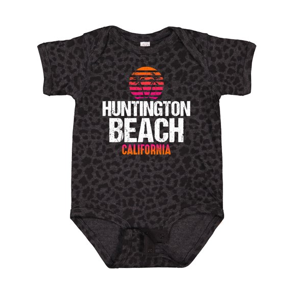 Inktastic Sunset Huntington Beach Girls Baby Bodysuit