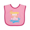 thumbnail image 1 of Inktastic Sunshine Hurricane Cute Boys or Girls Baby Bib, 1 of 4