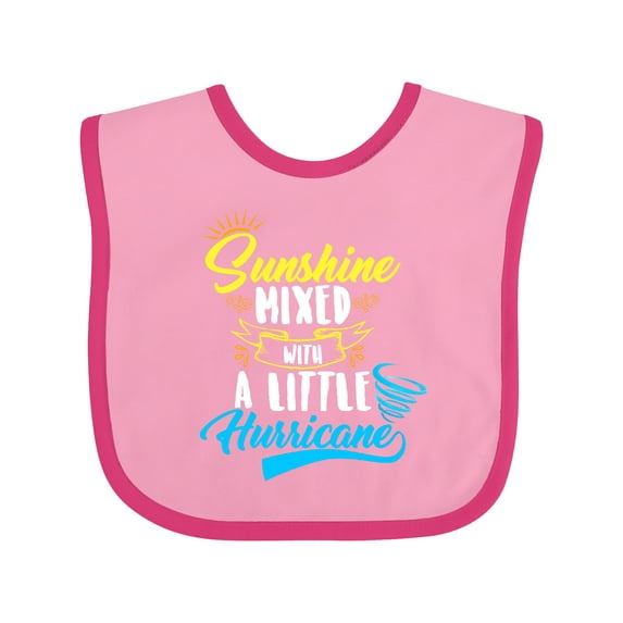 Inktastic Sunshine Hurricane Cute Boys or Girls Baby Bib