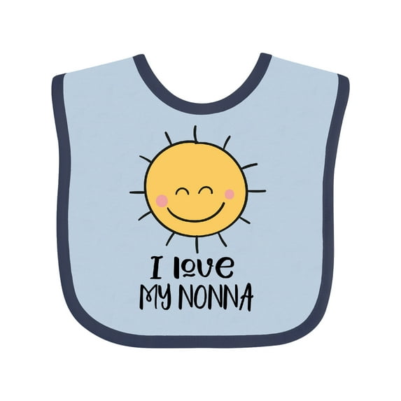 Inktastic Sunshine I Love My Nonna Boys or Girls Baby Bib