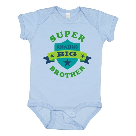 Inktastic Super Amazing Big Brother Boys Baby Bodysuit