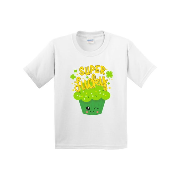 Inktastic Super Lucky Cupcake for St. Patricks Day Youth T-Shirt