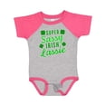 thumbnail image 1 of Inktastic Super Sassy Irish Lassy with Green 4 Leaf Clovers Boys or Girls Baby Bodysuit, 1 of 5