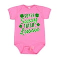 thumbnail image 1 of Inktastic Super Sassy Irish Lassy with Green 4 Leaf Clovers Boys or Girls Baby Bodysuit, 1 of 5