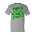 thumbnail image 1 of Inktastic Super Sassy Irish Lassy with Green 4 Leaf Clovers T-Shirt, 1 of 5