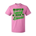 thumbnail image 1 of Inktastic Super Sassy Irish Lassy with Green 4 Leaf Clovers T-Shirt, 1 of 5