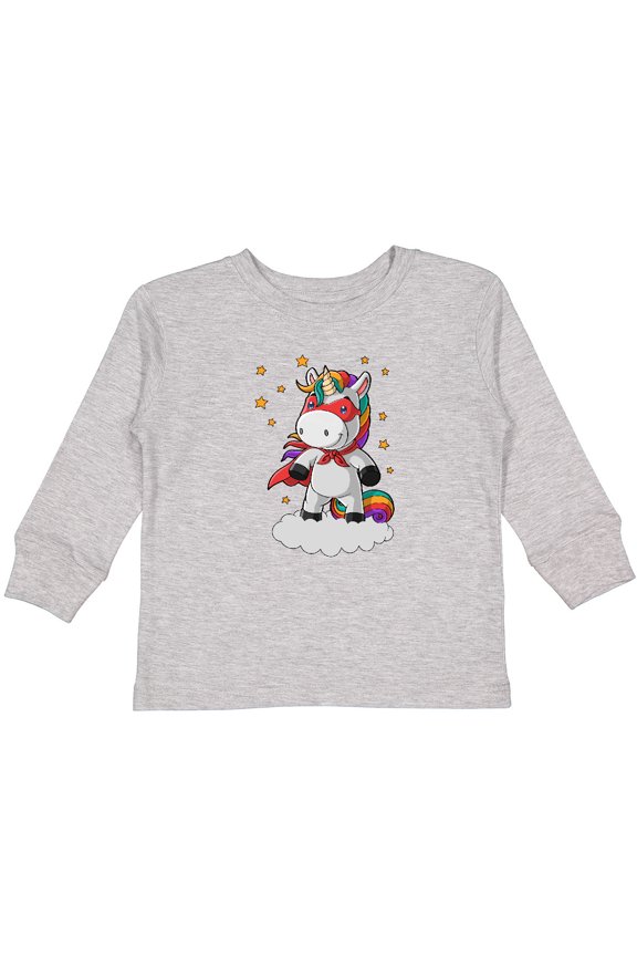 Super Unicorn Boys or Girls Long Sleeve Toddler T-Shirt