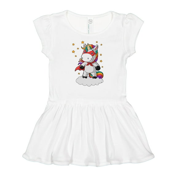 Inktastic Super Unicorn Girls Baby Dress
