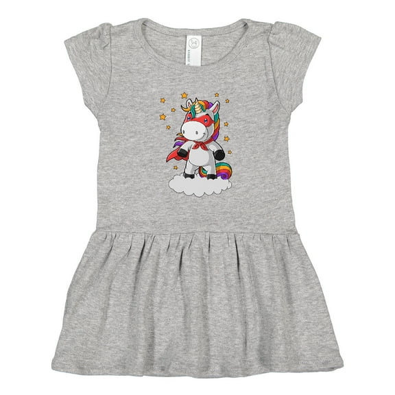 Inktastic Super Unicorn Girls Toddler Dress
