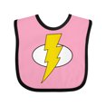 thumbnail image 1 of Inktastic Superhero Baby Lightening Bolt Boys or Girls Baby Bib, 1 of 4
