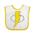 thumbnail image 1 of Inktastic Superhero Baby Lightening Bolt Boys or Girls Baby Bib, 1 of 4