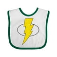 thumbnail image 1 of Inktastic Superhero Baby Lightening Bolt Boys or Girls Baby Bib, 1 of 4