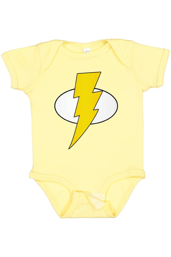 Superhero Baby Lightening Bolt Boys or Girls Baby Bodysuit