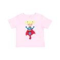 thumbnail image 1 of Inktastic Superhero Girl, Cute Girl, Blonde Hair, Red Cape Girls Toddler T-Shirt, 1 of 5