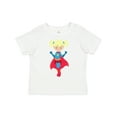 thumbnail image 1 of Inktastic Superhero Girl, Cute Girl, Blonde Hair, Red Cape Girls Toddler T-Shirt, 1 of 5