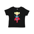 thumbnail image 1 of Inktastic Superhero Girl, Cute Girl, Blonde Hair, Red Cape Girls Toddler T-Shirt, 1 of 5