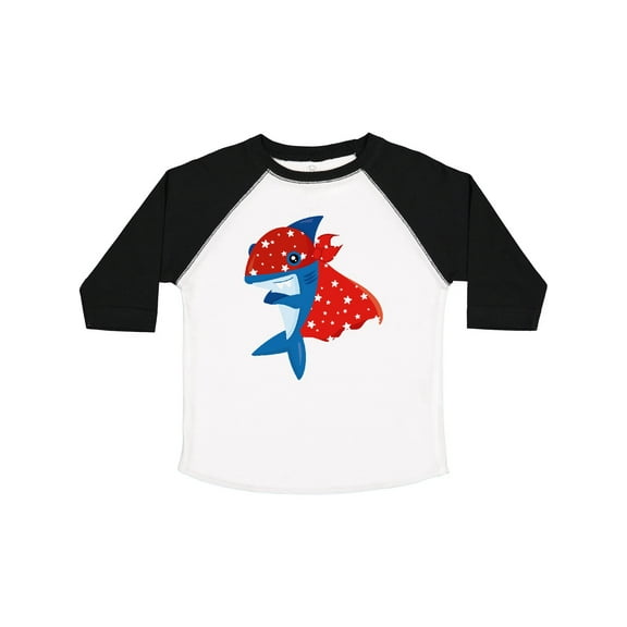Inktastic Superhero Shark, Cute Shark, Blue Shark, Cape Boys or Girls Toddler T-Shirt