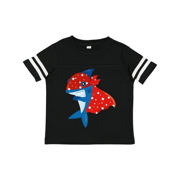 Inktastic Superhero Shark, Cute Shark, Blue Shark, Cape Boys or Girls Toddler T-Shirt