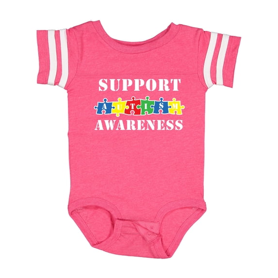 Inktastic Support Autism Awareness Boys or Girls Baby Bodysuit