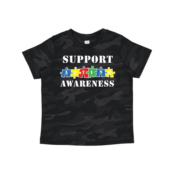 Inktastic Support Autism Awareness Boys or Girls Toddler T-Shirt